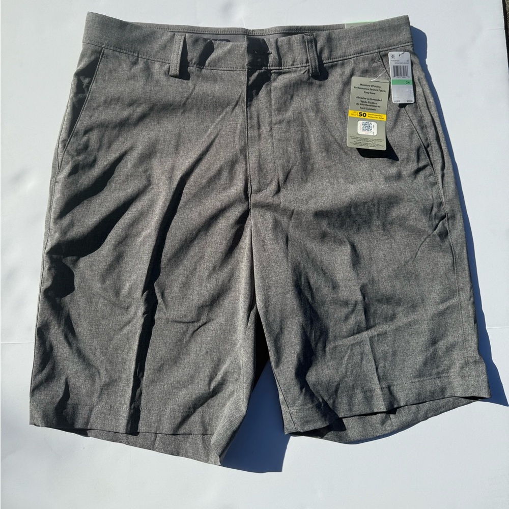 PGA Tour Men's Heather Gray  Shorts